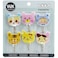 Fitto Durable Plastic Hooks Mix Animal Designs 3pcs on Card