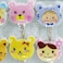 Fitto Durable Plastic Hooks Mix Animal Designs 3pcs on Card