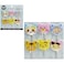 Fitto Durable Plastic Hooks Mix Animal Designs 3pcs on Card