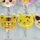 Fitto Durable Plastic Hooks Mix Animal Designs 3pcs on Card