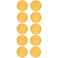 Fitto Table Tennis Balls 10PCS/Card &ndash; White &amp; Orange Indoor Outdoor Ping Pong Balls, Sport &amp; Recreational Game Accessories
