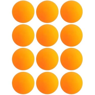 Fitto Table Tennis &amp; Party Plastic Balls   Washable Beer Balls for Carnival, Pool, Baby Shower, Arts &amp; Crafts &ndash; 12 Pieces, Orange