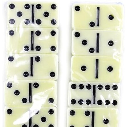 Fitto Classic Dominoes Game Set with Wooden Storage Box – Family Board Game for Game Nights, Parties, and Entertainment (Domino Set, Wooden Dominoes, Family Game)