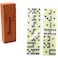 Fitto Classic Dominoes Game Set with Wooden Storage Box – Family Board Game for Game Nights, Parties, and Entertainment (Domino Set, Wooden Dominoes, Family Game)
