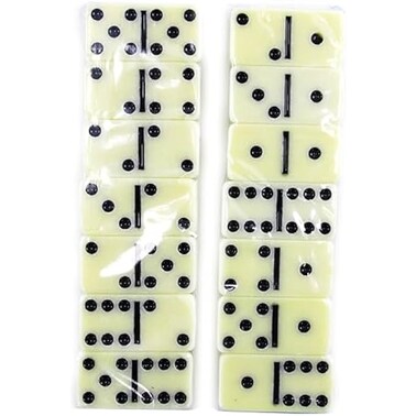 Fitto Classic Dominoes Game Set with Wooden Storage Box – Family Board Game for Game Nights, Parties, and Entertainment (Domino Set, Wooden Dominoes, Family Game)