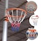 Fitto Basketball Ring Steel Hoop with Net – Indoor Outdoor Adjustable Height Backboard for Home, School, Recreation, Kids Adults