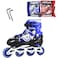 Fitto Roller Skates for Beginners Mixed Colors with PCV Bag – Inline Pattern Recreational Skating, Kids, Adults, Adjustable Size