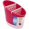 Fitto Kitchen Utensil Holder, 3 Section Organizer in Pink