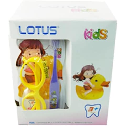 Fitto Children's Toothbrush Set with Sunglasses, Mixed Colors, pack of 1