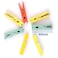 Fitto 7 Pieces Cloth Pins with Spring, 45mm Assorted Colors