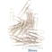 Fitto 25 Pieces Paper Clips, 50mm Stainless Steel Office Clips