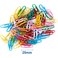 Fitto 80 Pieces Plastic Coated 25mm Paper Clips, Assorted Colors