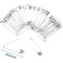 Fitto 30 Pieces Stainless Steel Safety Pins, 43mm