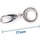 Fitto 1 Piece Key Chains 77mm - Stylish Key Ring for Daily Use