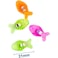 Fitto Fish Shaped Binder Clips, 31mm Assorted Color, 4-Pack