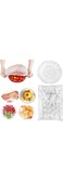 Hasanat Essentials 100pcs Disposable Food Cover Plastic Wrap｜Fresh Keeping Bags Plastic Food Storage Covers｜Plastic Disposable Cling Film｜Containers Caps Fridge Storage Kitchen Transparent Saver Bag
