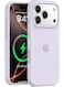 New iPhone 17 Pro Purple Luxury Magnetic Compatible for iPhone Series &ndash; Shockproof, Slim Fit, Soft-Touch Protective Cover with Magnetic Wireless Charging Support