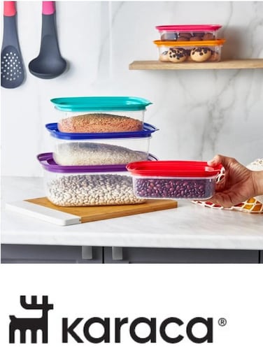 KARACA VICKS 6-PIECE STORAGE CONTAINER