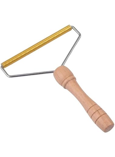 YIAGUN Lint Remover, Portable Carpet Scraper Shavers with Wooden Handle Holder, Reusable Fuzz Shaver Lint Roller for Removing Pet Hair and Clothes Fuzz, Remove Plush Fluff Balls for Pet Blankets