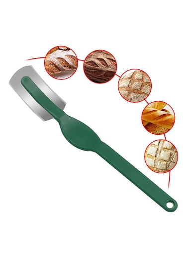 Curved Blades Bread Knife Easy Clean Safe Dough Marker Rustproof With Sheath Rustproof Smooth Lame Bread Knife Kitchen Scoring Tool