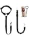 Awpeye Dog Seat Belt,2 Pack Adjustable Pet Car Seat Belts and Safety Strap Car Headrest Restraint Vehicle Harness,Nylon Fabric Pet Seatbelt Use for Any Pet Harness