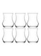 6-Piece Eda Tea Glass Set Clear 840mm