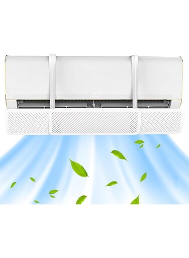 Aputue Air Conditioner Deflector, Anti-Direct Blowing Baffle Windshield, Adjustable AC air Deflector for Split air conditioners, Air Conditioning Wind Deflectors for Home, Office, School, Hotel