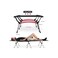 Folding Camping Cot &ndash; Extra Wide, Heavy-Duty, Portable Cot with Carry Bag for Camp, Office, Home
