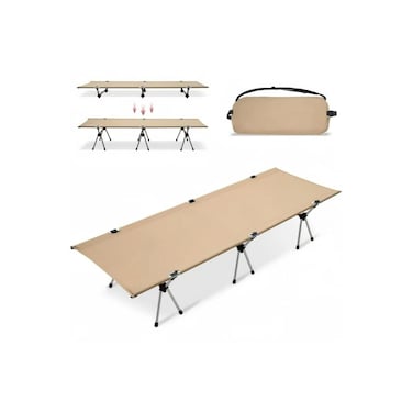 Folding Camping Cot &ndash; Extra Wide, Heavy-Duty, Portable Cot with Carry Bag for Camp, Office, Home