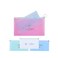 4 PCS Face Cover Organizer Case Reusable Mask Pouch Mask Holder Case Zipper Storage Bag Cosmetic Container Portable Face Covers Clips Mini Travel Bags Set