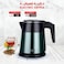 1.0L Electric Kettle - 1500W Fast Boiling Water Heater for Tea &amp; Coffee, Teal &amp; Black

