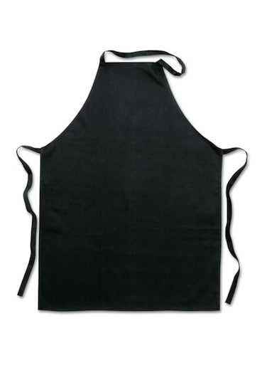 Kitchen Apron Black Cotton Material