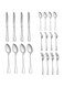 Arabest 20 Piece Silverware Flatware Set, Stainless Steel Utensils Service set for 4,Mirror Polished Cutlery Set,Dishwasher Safe Knife Fork Spoon Tableware set (Silver, Set A)