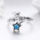 S925 Sterling Silver Ring Interstellar Journey Open Female Ring