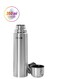 Stainless Steel Vacuum Bottle 350ML &acirc;&euro;&ldquo; Hot &amp; Cold Double Wall Insulated Flask, Leak-Proof Sports Water Bottle for Office, Travel &amp; Outdoor Use &acirc;&euro;&ldquo; Durable Portable Thermos Drink Bottle, Unique Design and Premium Stainless Steel Silver 350ml