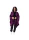 Lightweight Throw Blanket with Pockets, 250 GSM Extra Soft Premium Microfiber in Purple