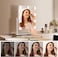 Dressing Table Mirror, 3 Color Modes Hollywood Style Vanity Make Up Mirror with LED Lights and Touch button