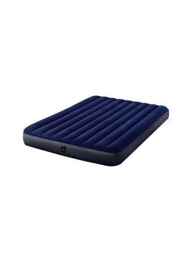 Dura-Beam Standard Fiber Technology Classic Downy Airbed PVC Blue/Black 152x203x25cm