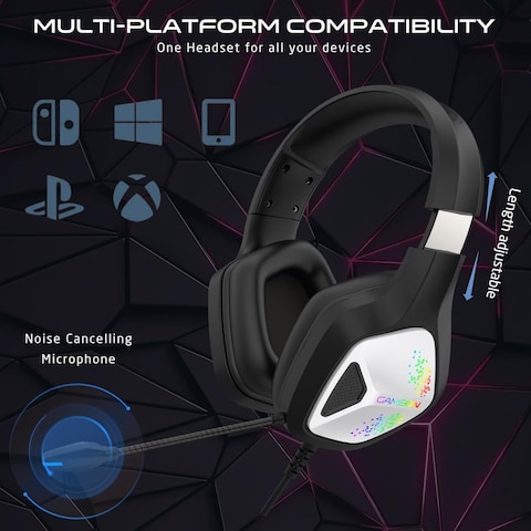 GAMEON GOK905 Infernus RGB Gaming Headset - Black