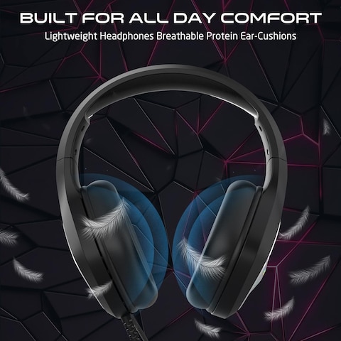 GAMEON GOK905 Infernus RGB Gaming Headset - Black