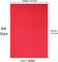 CRAFT MAGIC 5pcs Red Foam Board Sheets, A4 5mm Thick &ndash; Ideal for DIY Crafts, School Projects, Signboards, Framing &amp; Decorations