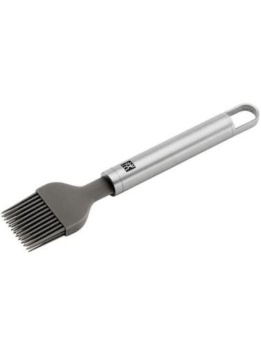 ZWILLING Pro 20cm Silicone Pastry Brush. Premium quality, stainless steel. Ergonomically designed handles. Hygienic and Dishwasher-safe.