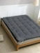 MAXQON Mattress Topper 10CM Thickness Quilted Microfiber 900gsm, Color Grey, Queen Size 150x200cm