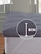 MAXQON Mattress Topper 10CM Thickness Quilted Microfiber 900gsm, Color Grey, Queen Size 150x200cm