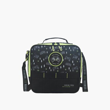 Lunch/Cooler - Baggaming Best Gamer-1 Compartment (Polyester) Black &amp; Grey \ 22X21X11