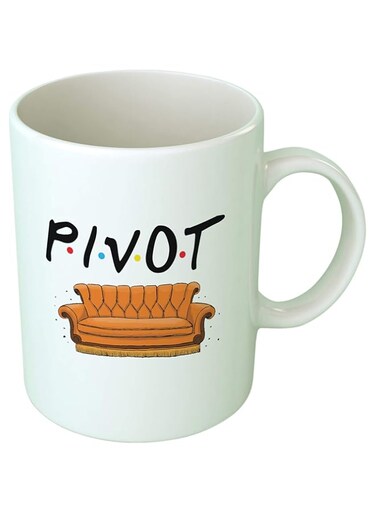Upteetude Pivot Coffee Mug - White