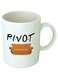 Upteetude Pivot Coffee Mug - White