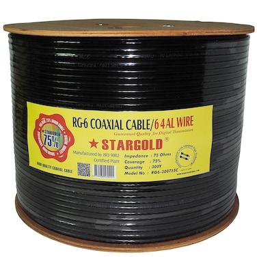 STARGOLD RG6 Coaxial Cable 300M High Quality Digital Transmission Cable