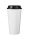 Simply Green Solutions - Reusable Coffee Cups with Lids, Thermal Cups for Hot and Cold Drinks, Double Wall Tumbler, To Go Coffee Cups, 16 oz Coffee Tumbler, Screw-On Sip Lid, Dishwasher Safe, White
