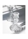 NC Taper Candle Holders Set of 2, Clear Glass Candlestick Holder Fit 0.8 Ih Candles, 4 Ih Tall Crystal Decorative Candle Stand Centerpiece for Table Wedding Dinning Party